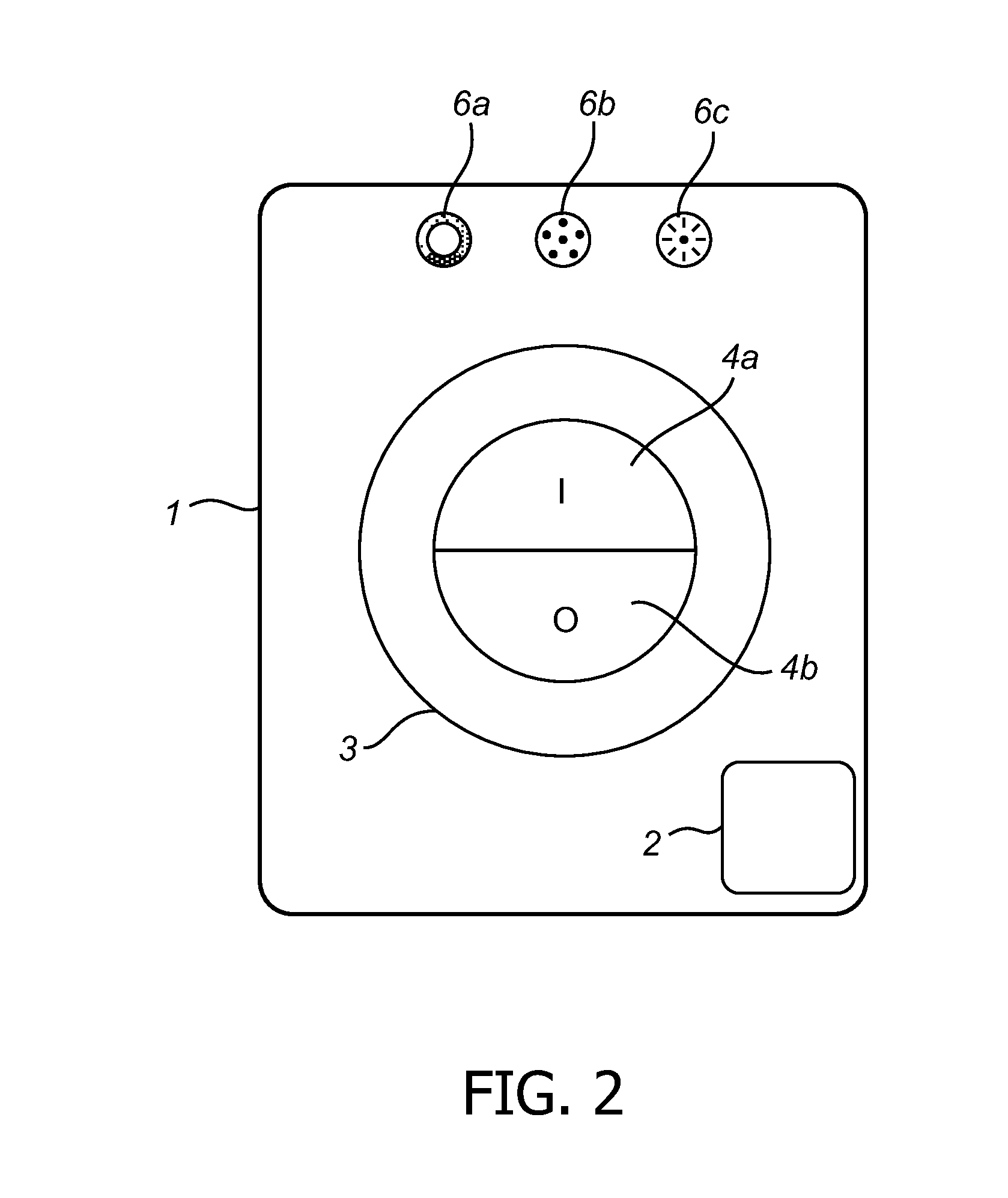 User interface with circular light guided ring with adaptive appearance depending on function
