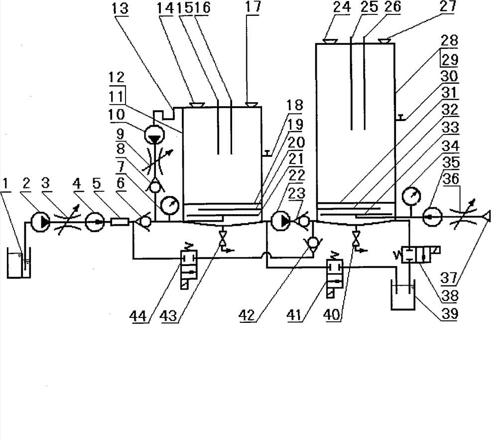 Monotubular anaerobic-aerobic composite microencapsulation biological fluidized bed automatic control apparatus