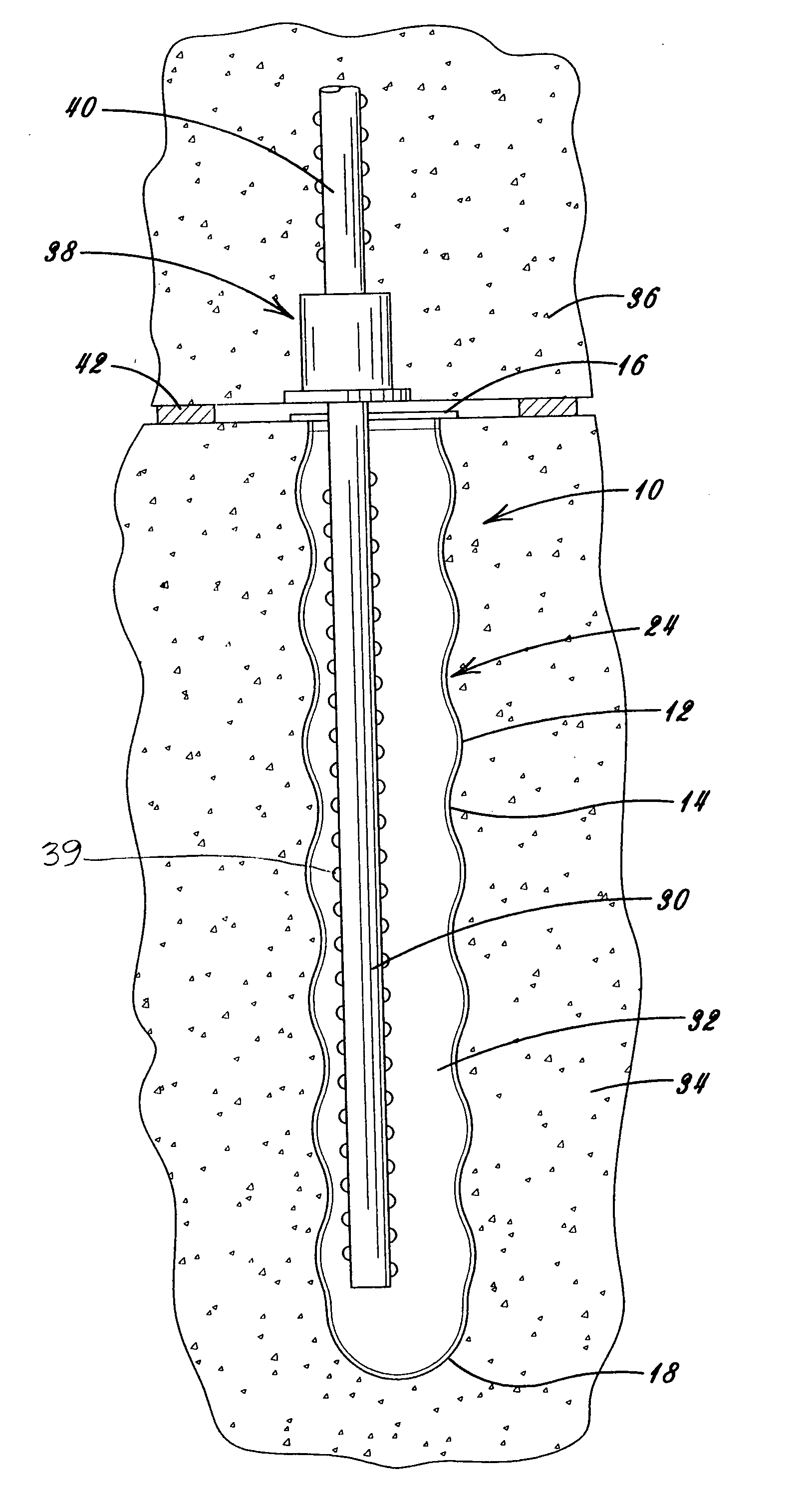 Ovalized concrete block-out tube with tear away nailing flange
