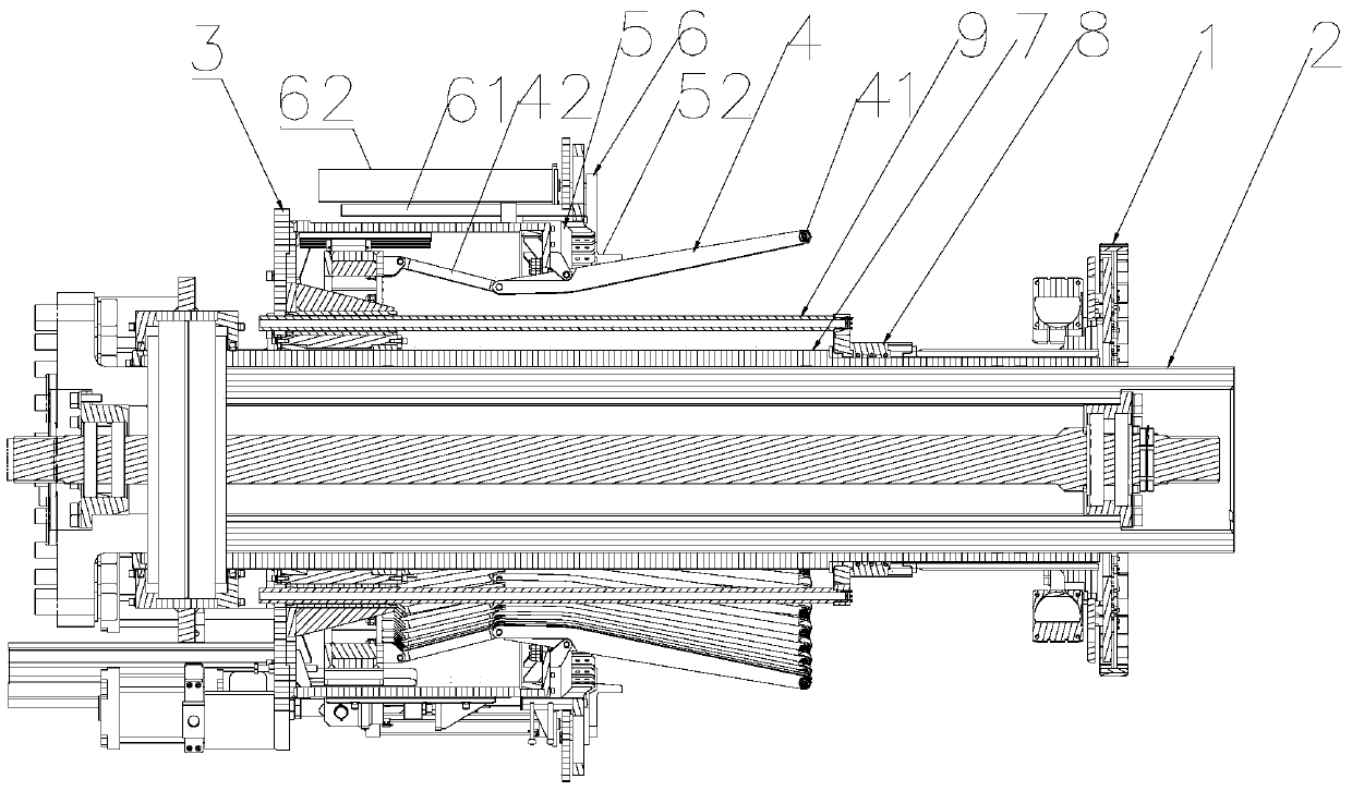 Giant engineering radial tire mechanical front and back package device