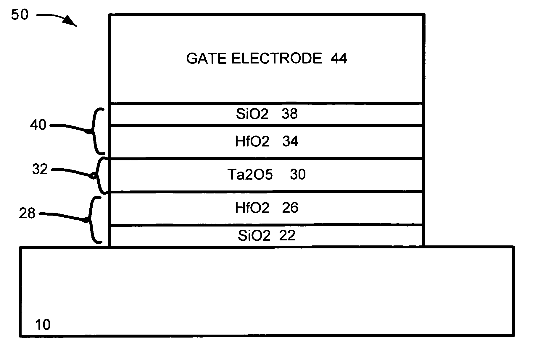 Method for forming high-K charge storage device