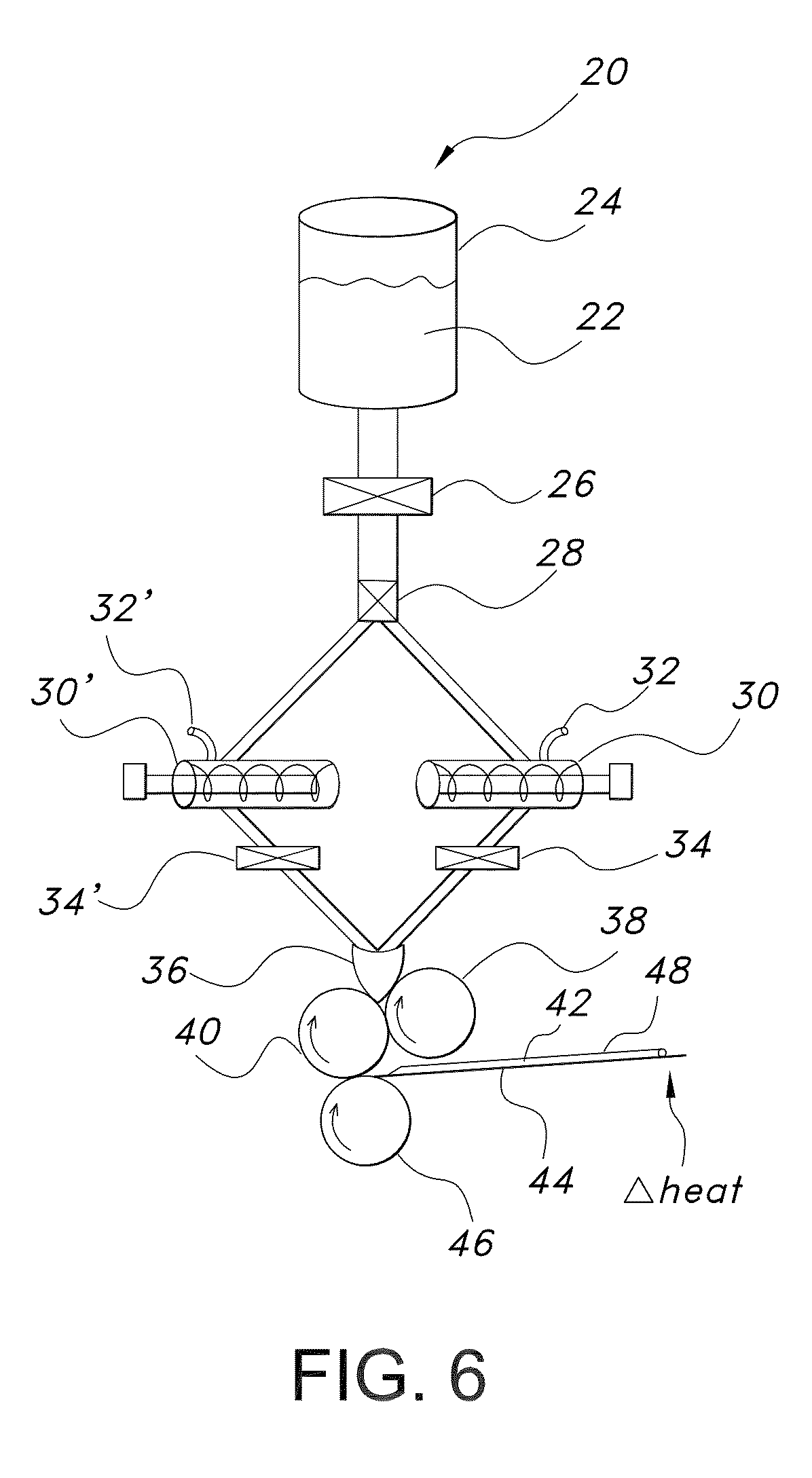 Process for making a film having a substantially uniform distribution of components
