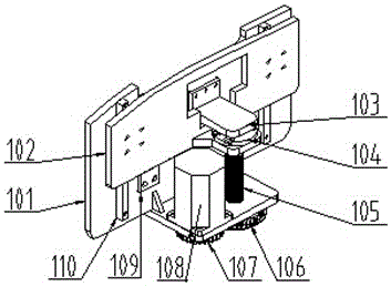 Wood floor blunt knife processing device