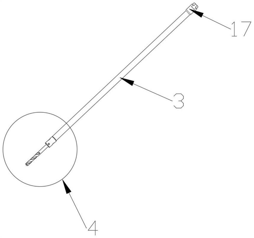 Direction-adjustable acetabulum drilling tool