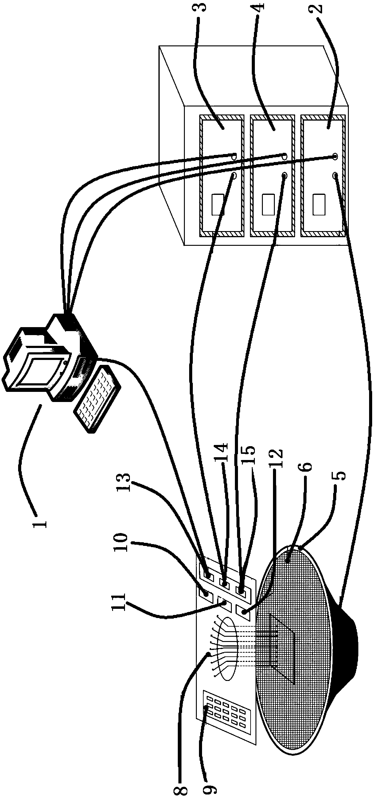 Mems gyroscope chip wafer level testing system and testing and screening method