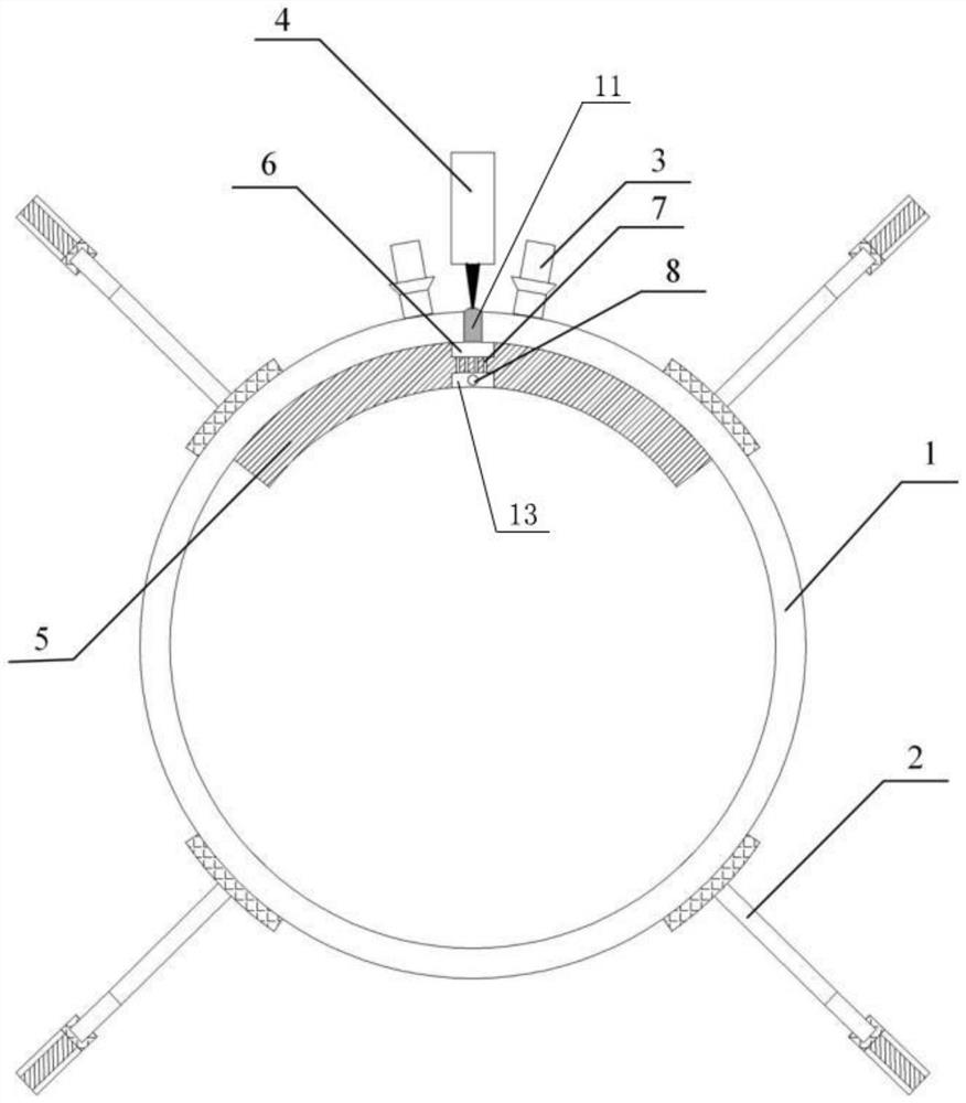 Ultrasonic-assisted laser welding method for steel wheel rim