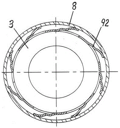 Damping type corrugated pipe compensation moving ring component of mechanical sealing device and application