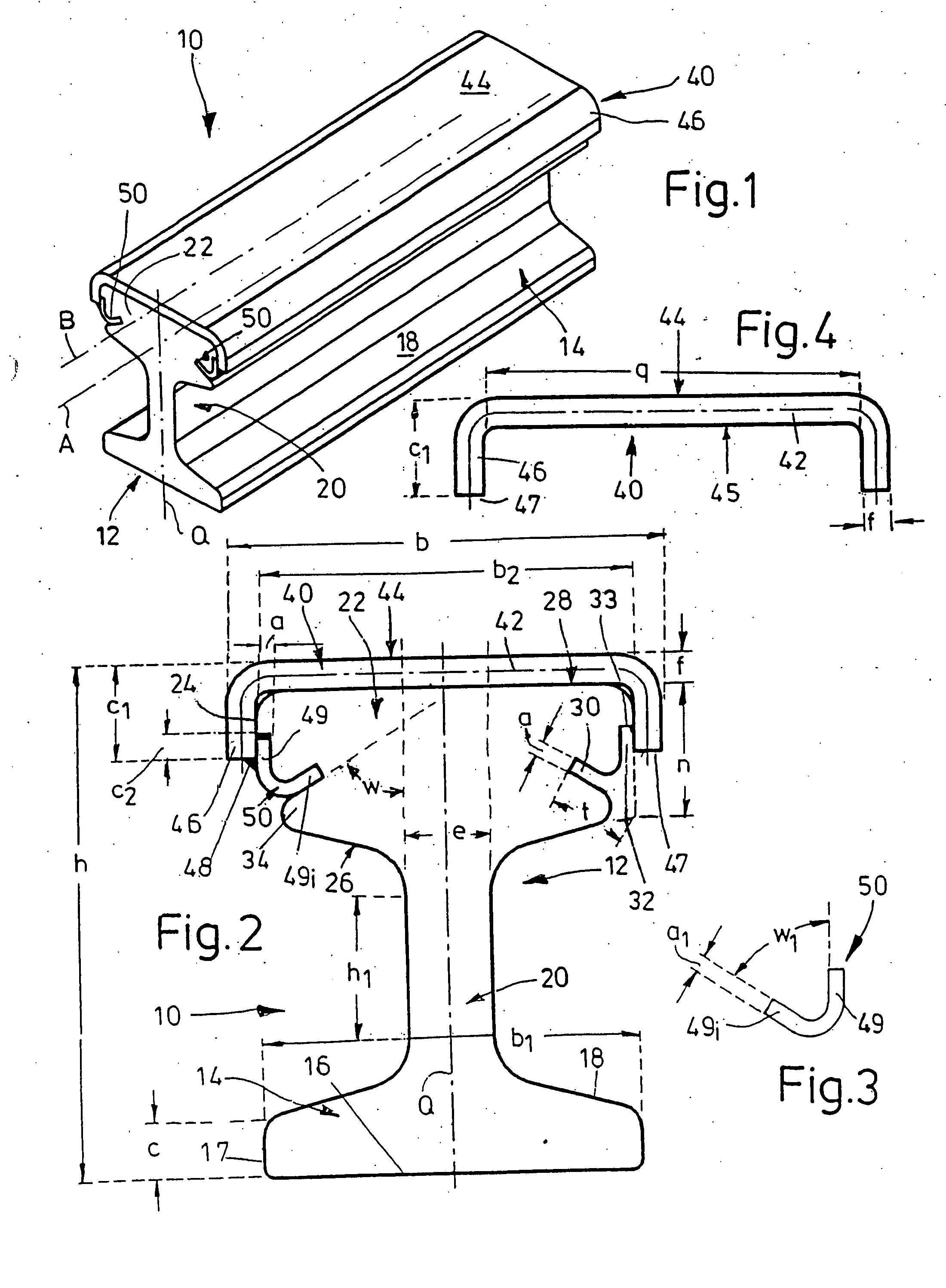 Composite profile with a carrier body of alloy material and a profile strip and a method for production of the composite profile