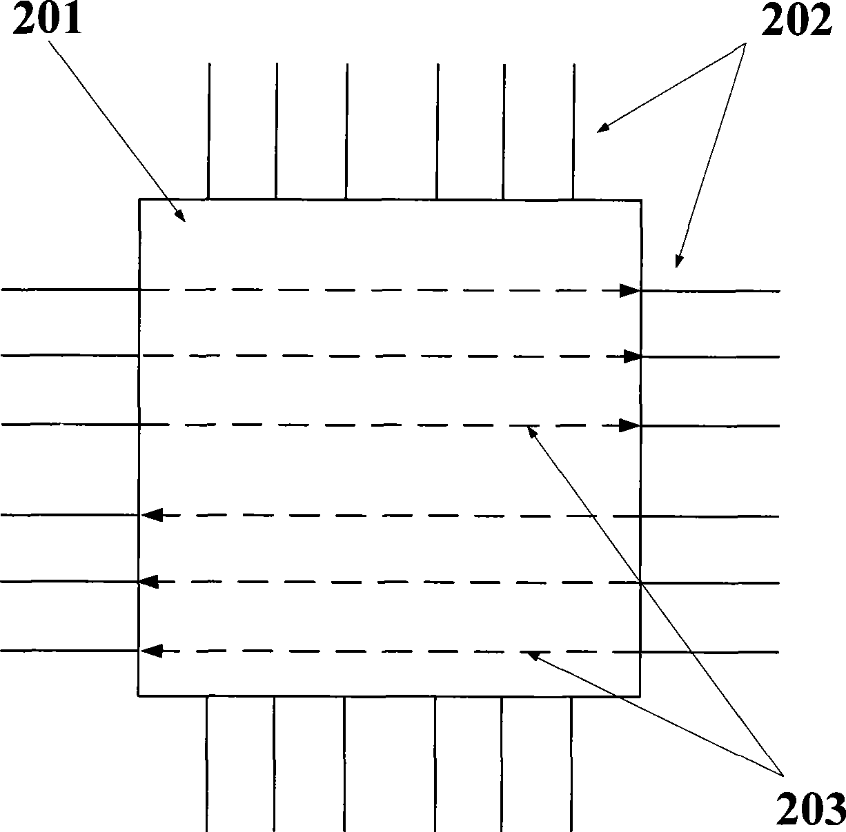 Interconnection line test circuit used in field programmable gate array device