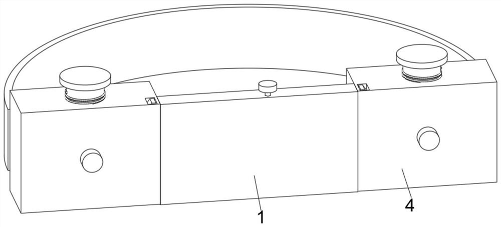 Postoperative rapid recovery device for traceless under-eye puffiness removal operation