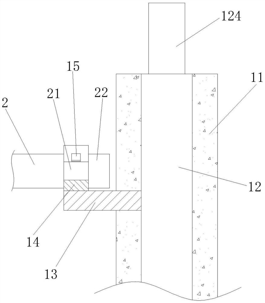 Building block formwork for pouring constructional column and construction method thereof