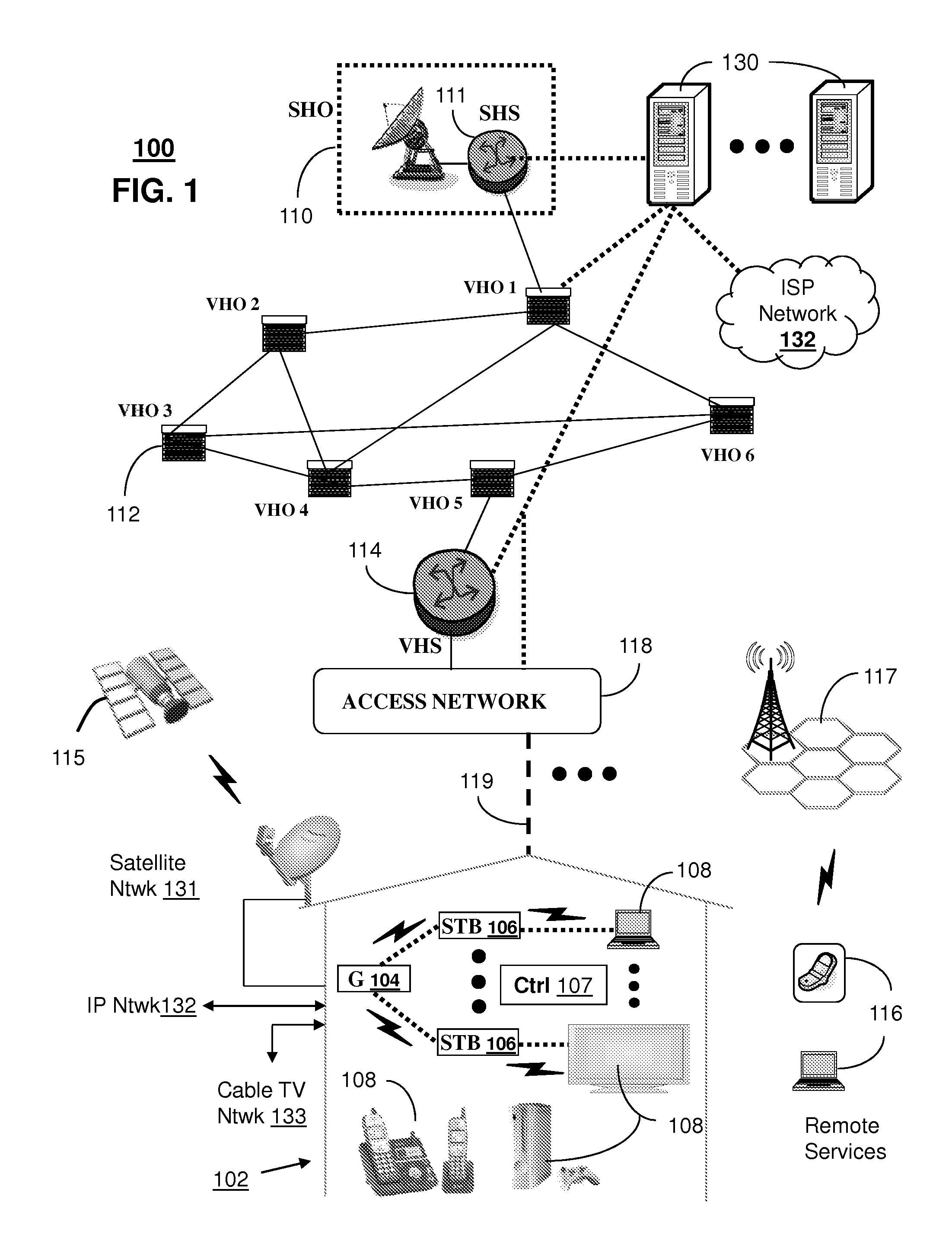 Method for detecting a viewing apparatus
