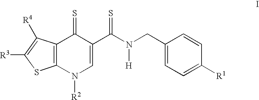 4-thioxo-4,7-dihydro-thieno[2,3-b]pyridine-5-carbothioamides as antiviral agents
