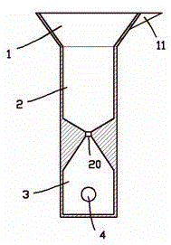 Midstream urine detection collector