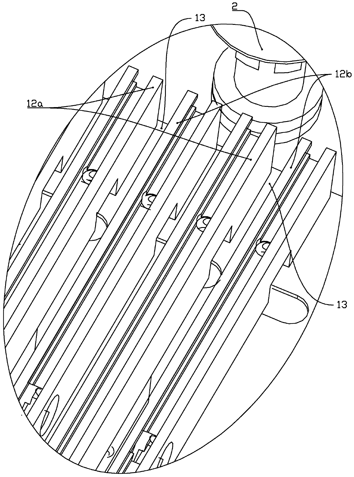 Double aluminum suppository cooling device