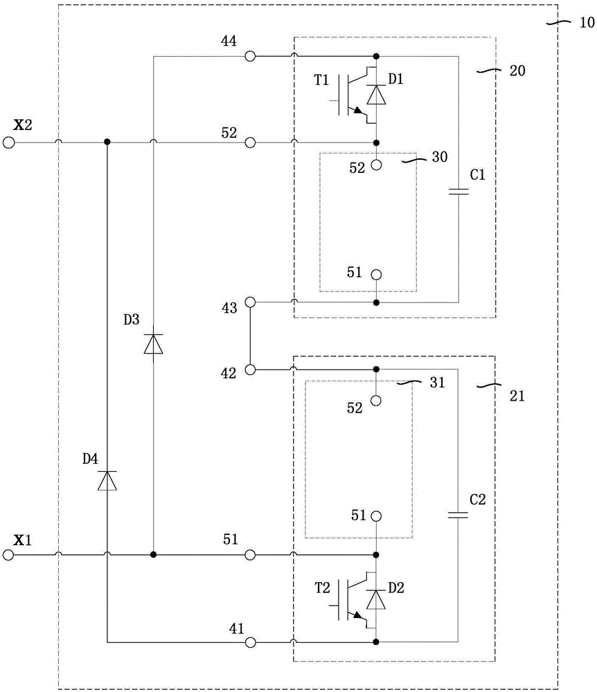 Modular multilevel converter and converter module