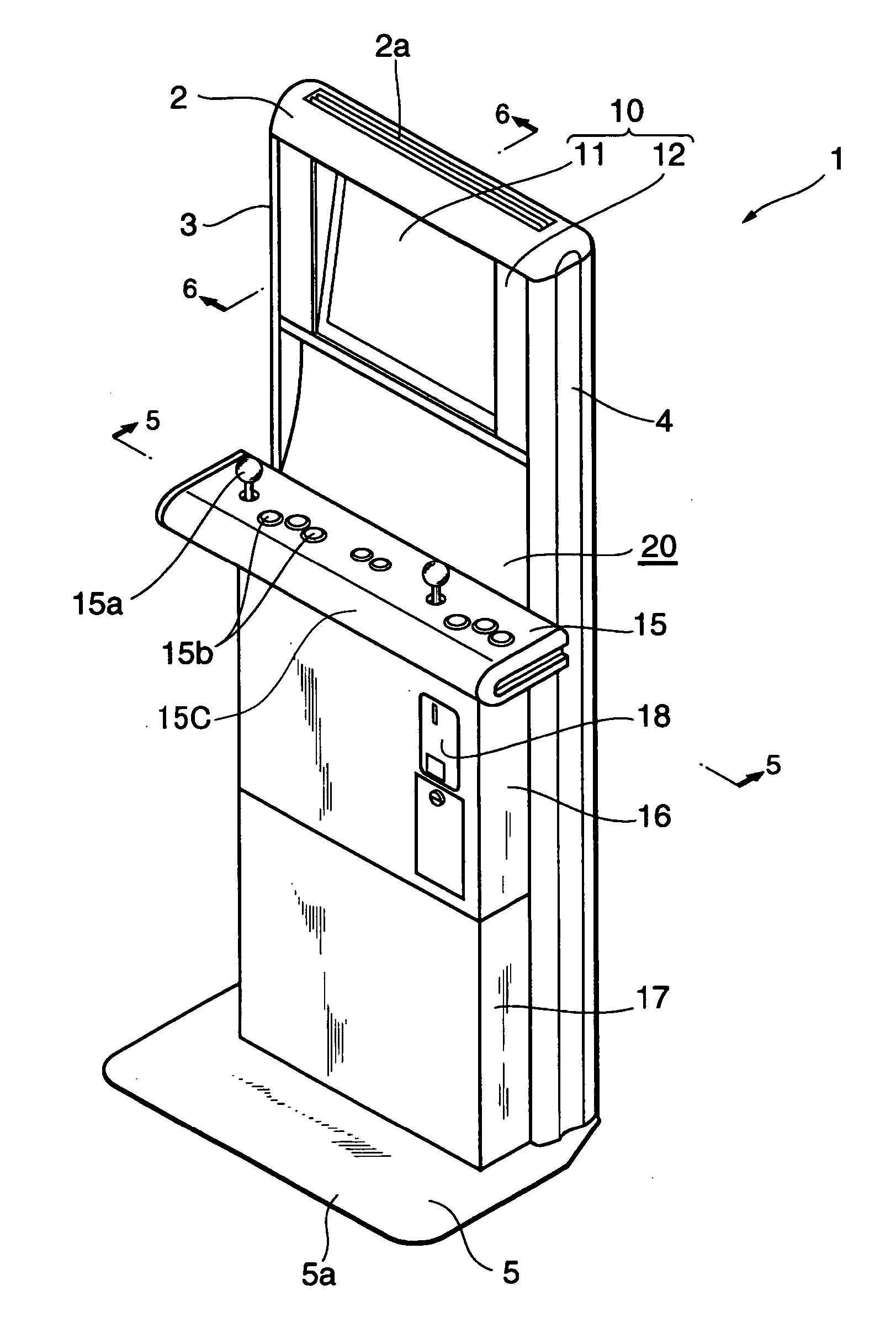 Cabinet, information terminal device and gaming machine using thereof