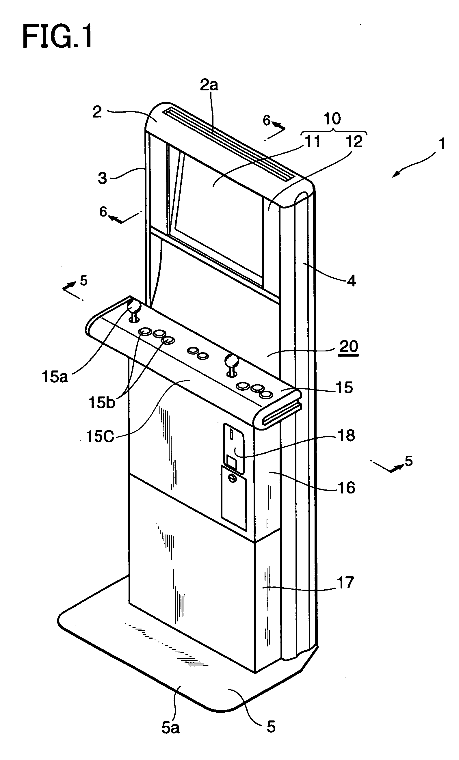 Cabinet, information terminal device and gaming machine using thereof
