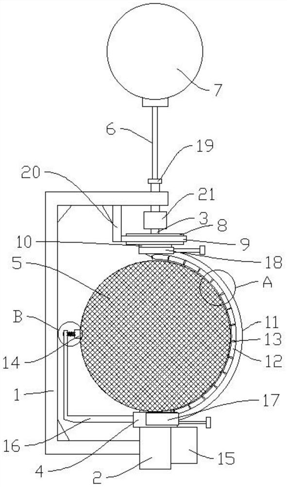 Self-cleaning anti-adhesion device for marine instrument