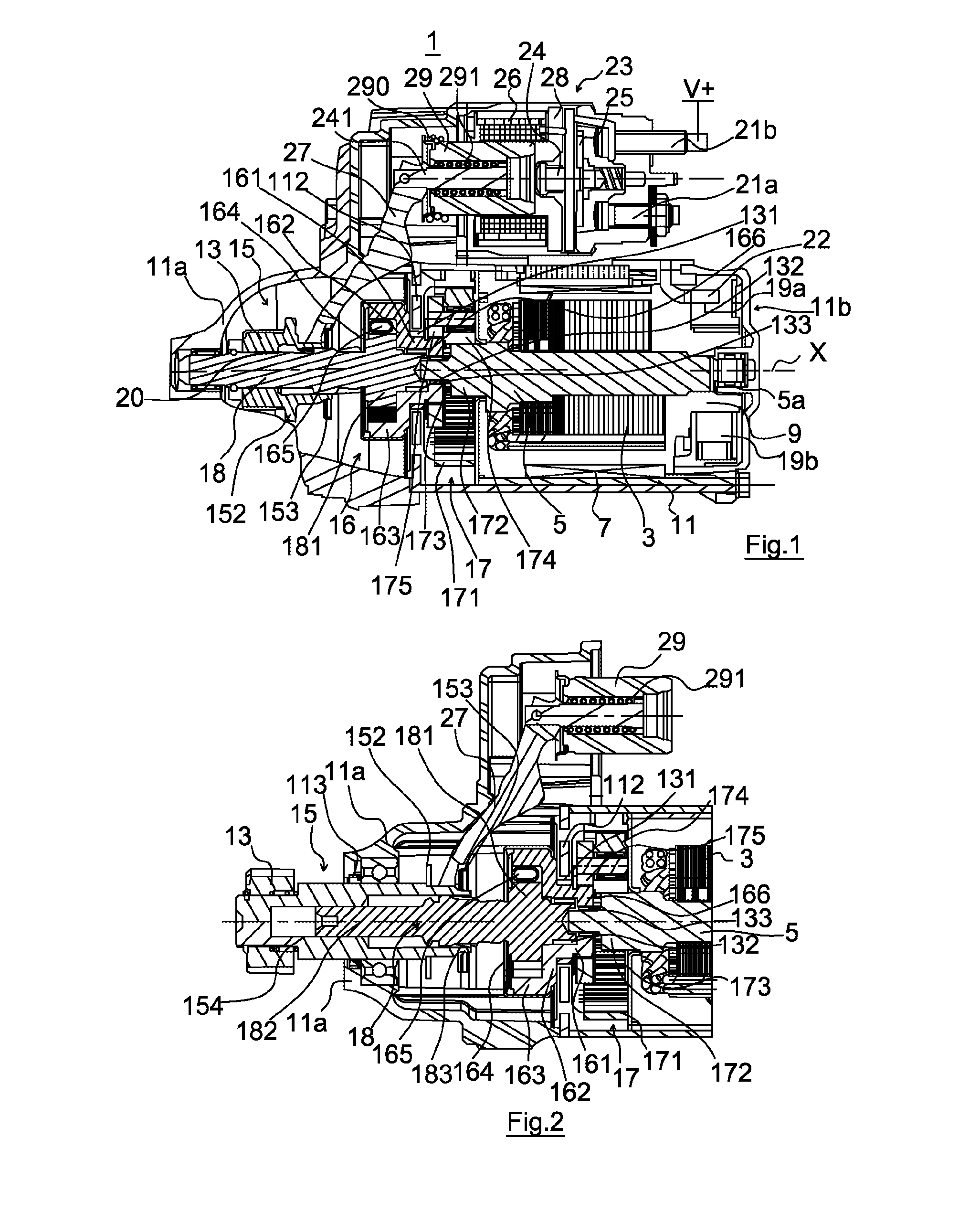 Starter for a combustion engine