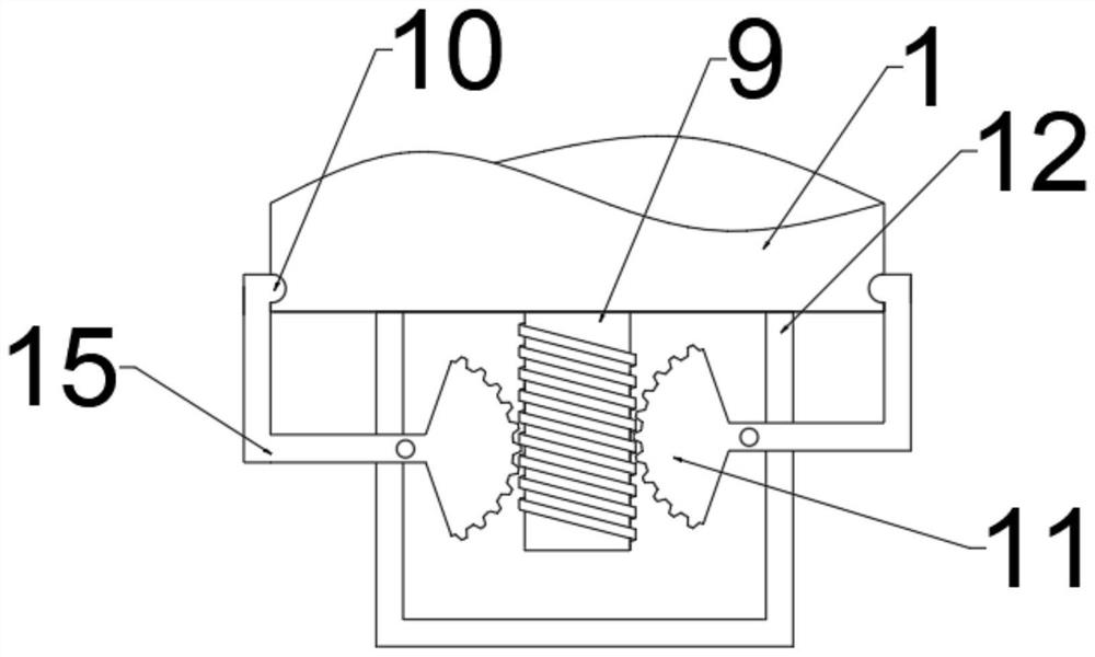 Damping type oil pump support