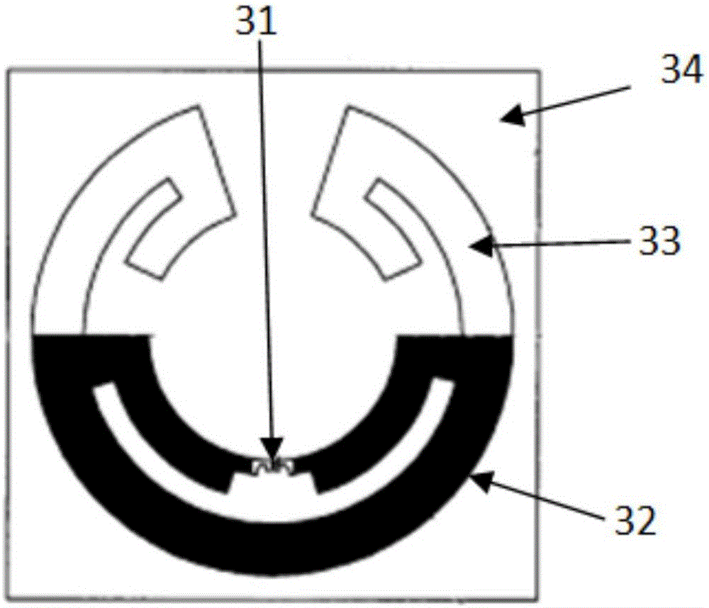 Fragile anti-metal label and mounting device thereof