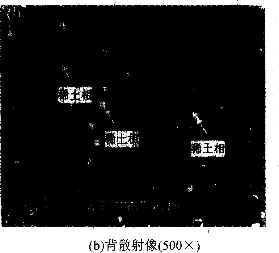 Alterant containing aluminum-magnesium alloy rare-earth phase, its production and use