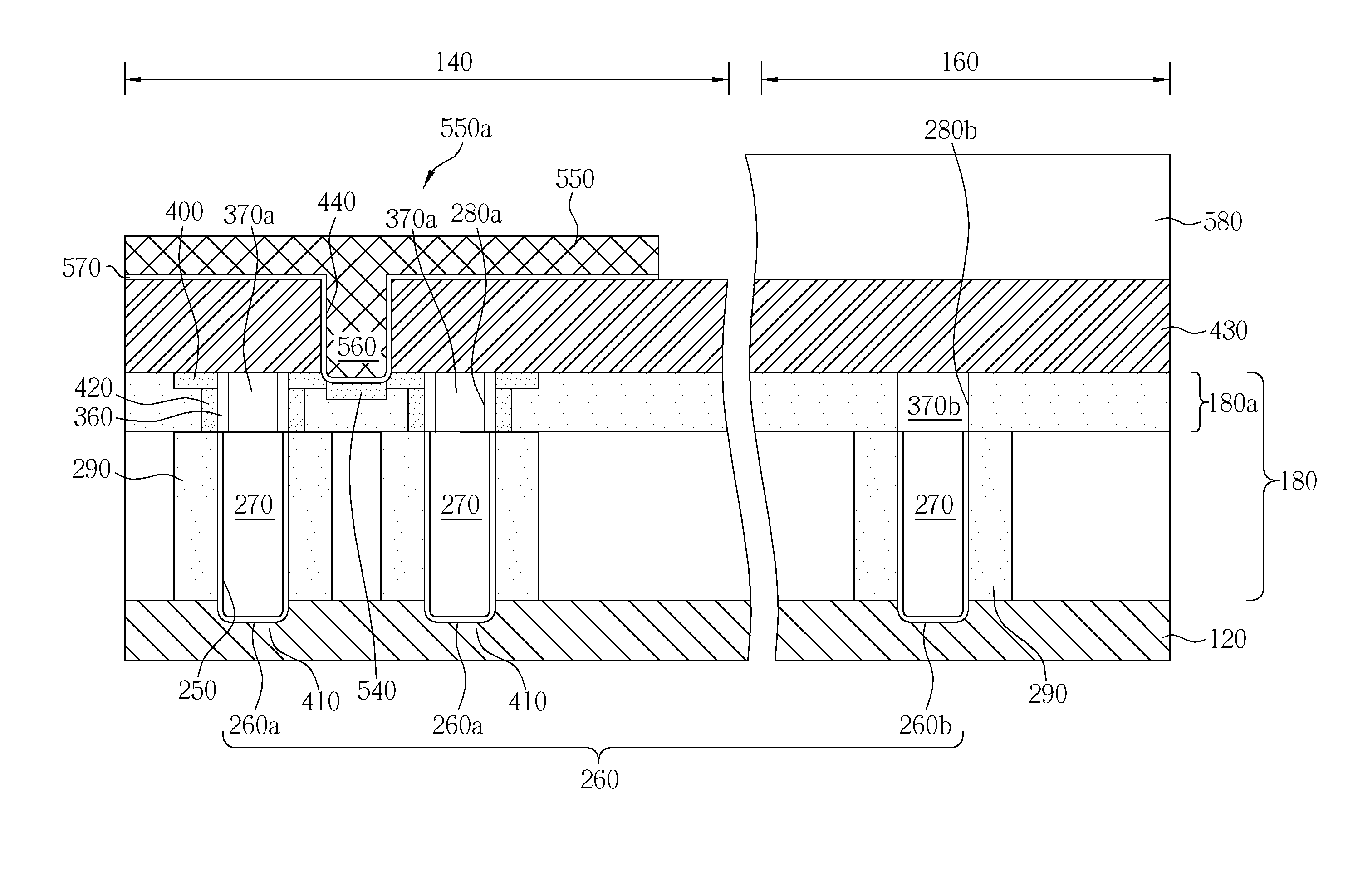 Method for fabricating super-junction power device with reduced miller capacitance