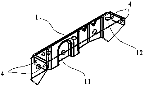 Reinforcing structure of suspension installation points for automobile