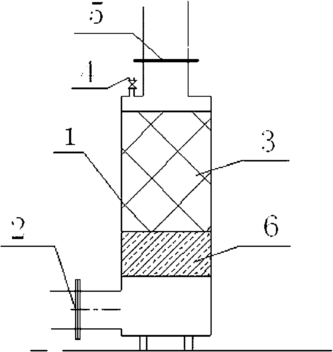 High-efficiency gas purification bioreactor based on complex enzyme immobilization technology and purification method thereof