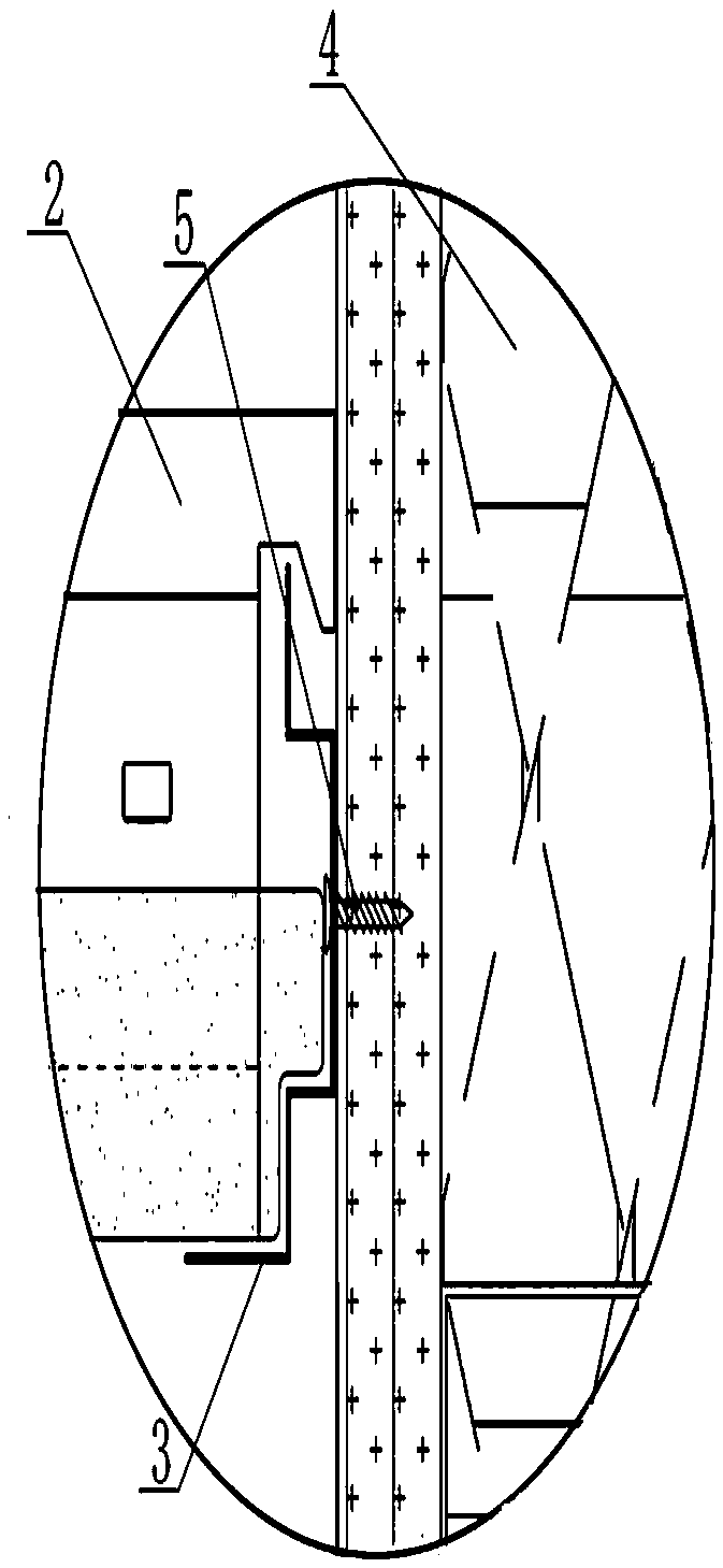 Mineral wool sound-absorbing panel ceiling installed without suspender keel and its construction method