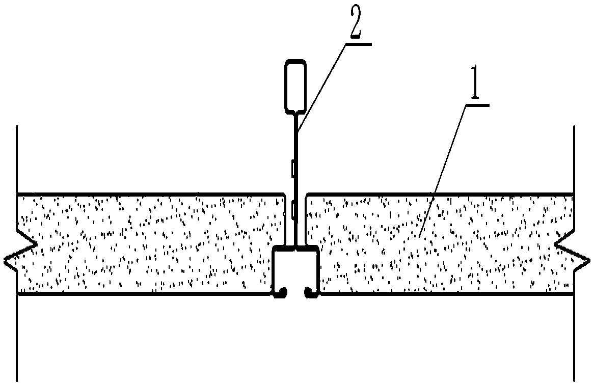 Mineral wool sound-absorbing panel ceiling installed without suspender keel and its construction method