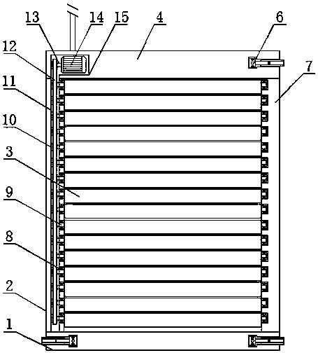 Electric control adjusting type hollow shutter