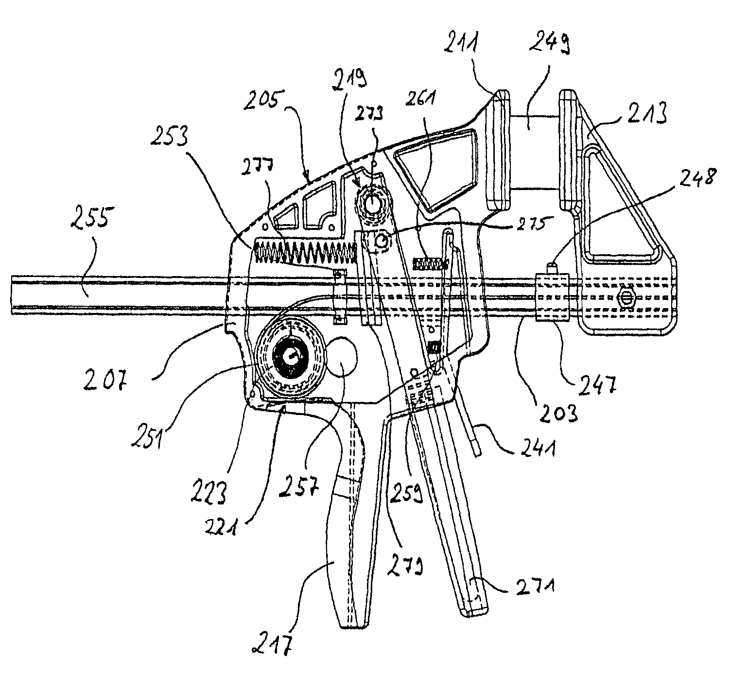 Clamping or spreading tool