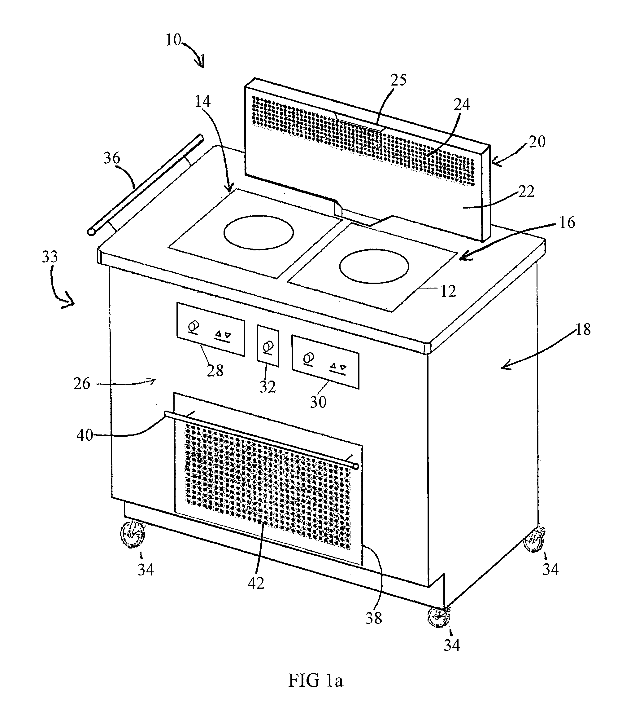 Cooking Device with Ventilation and Filtration System
