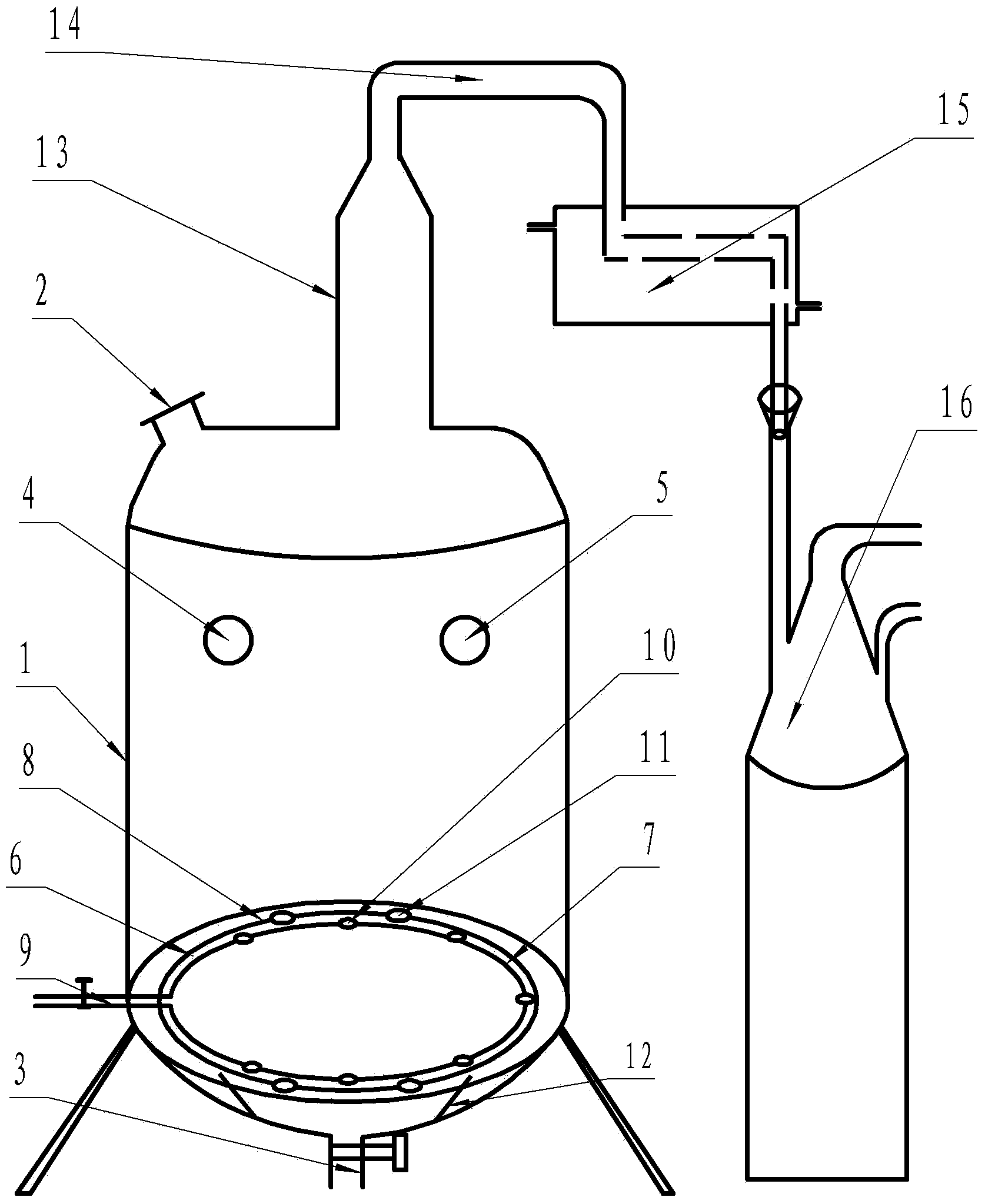 Steam distillation aromatic essential oil equipment