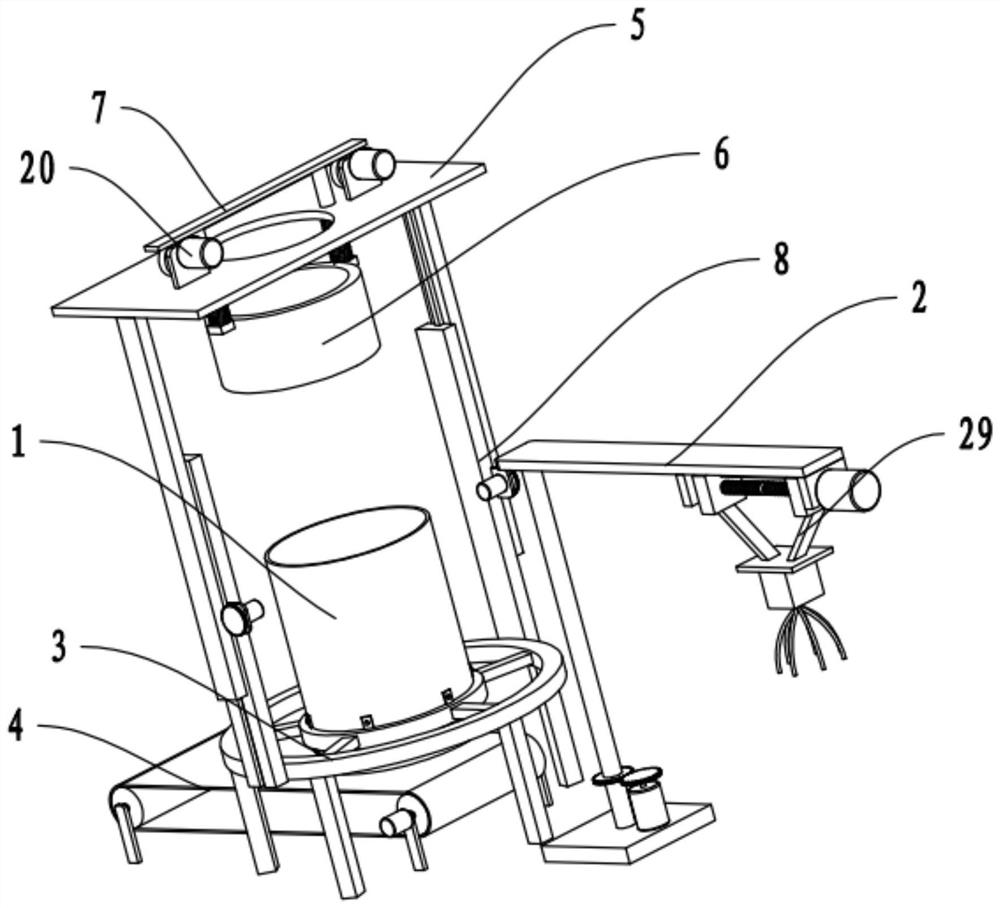 Uniformly-mixed metal ceramic material stirring device and using method thereof