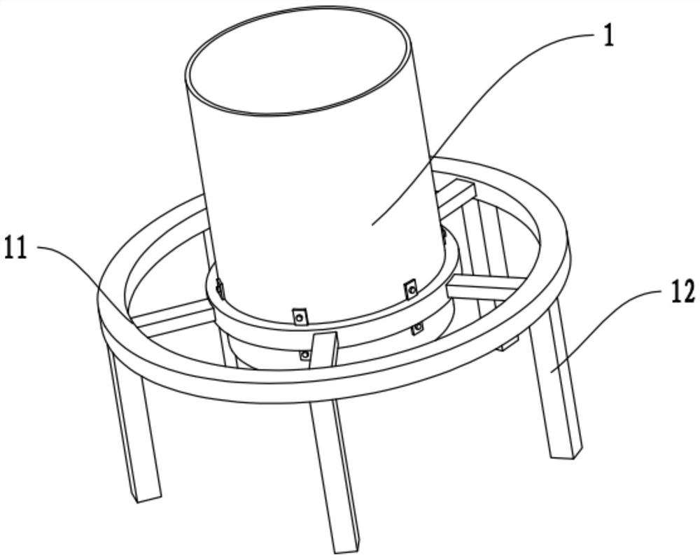 Uniformly-mixed metal ceramic material stirring device and using method thereof