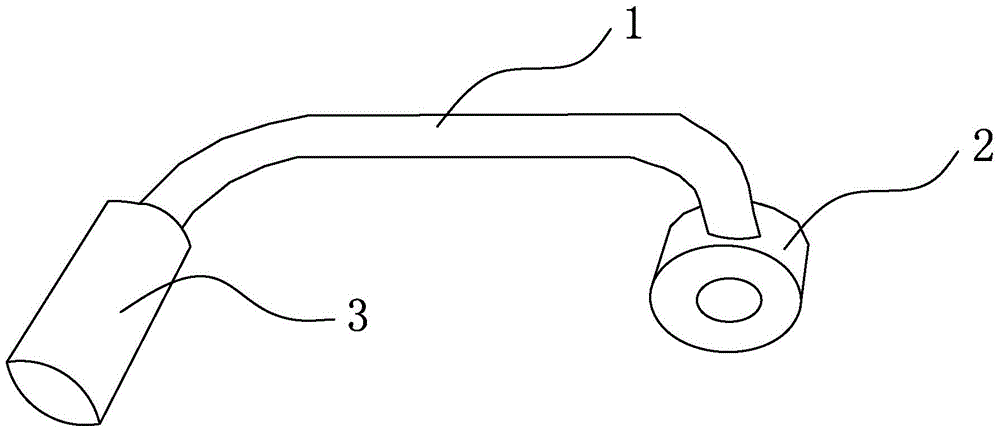Surface treatment process for eye joint of brake pipe