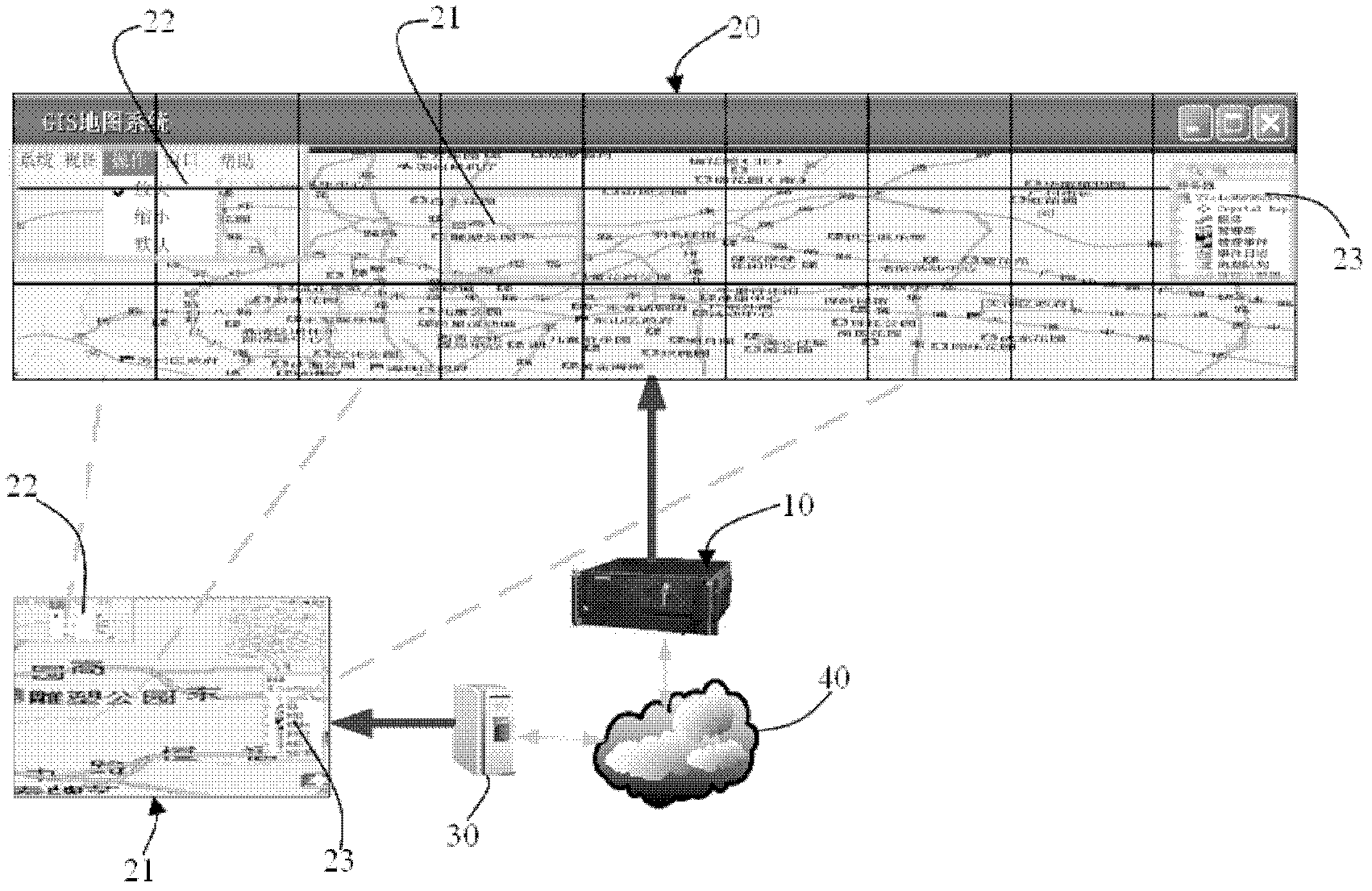 Synchronous control method of remote high-resolution display system