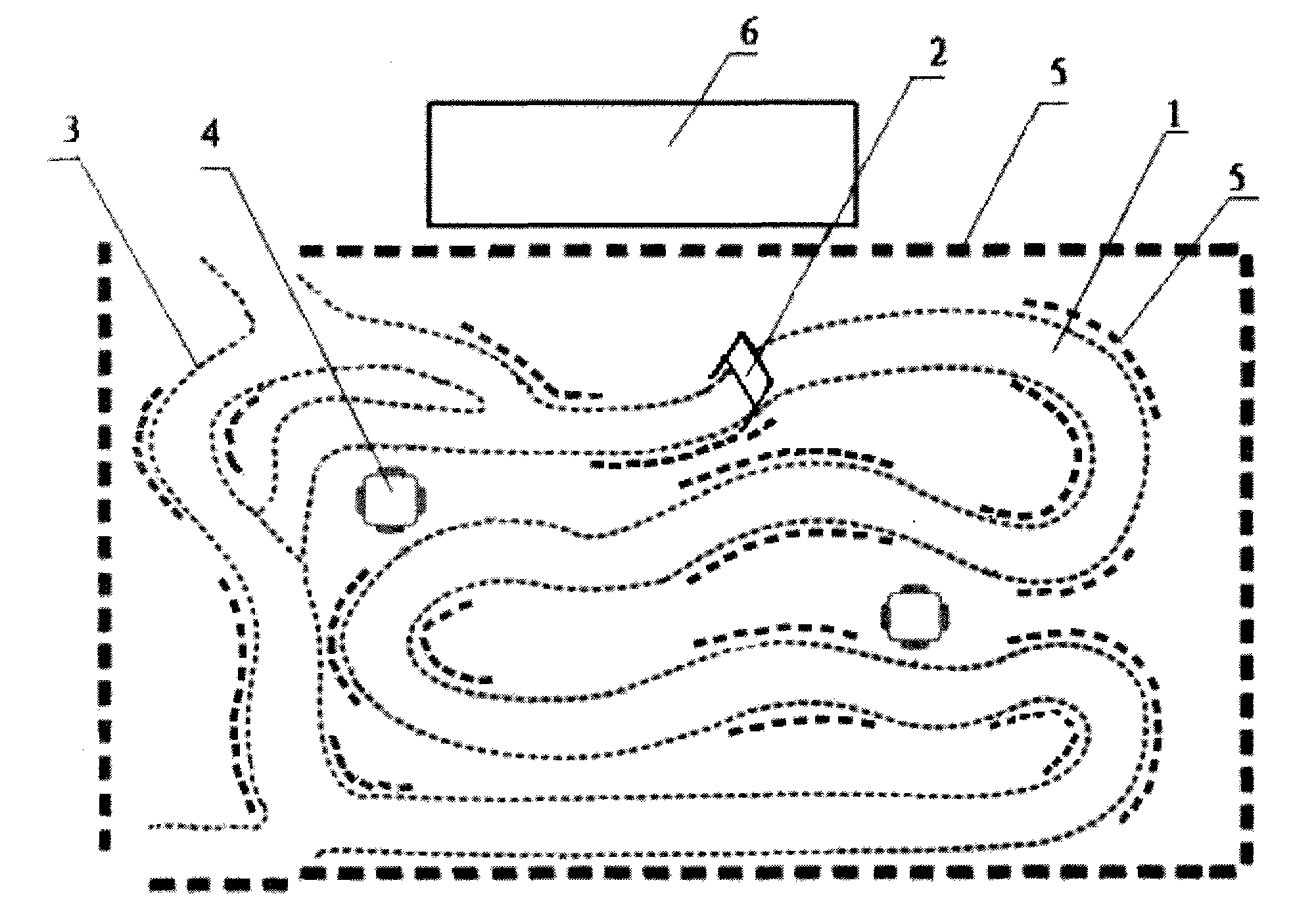 Square track facility for car drift race and construction and layout method