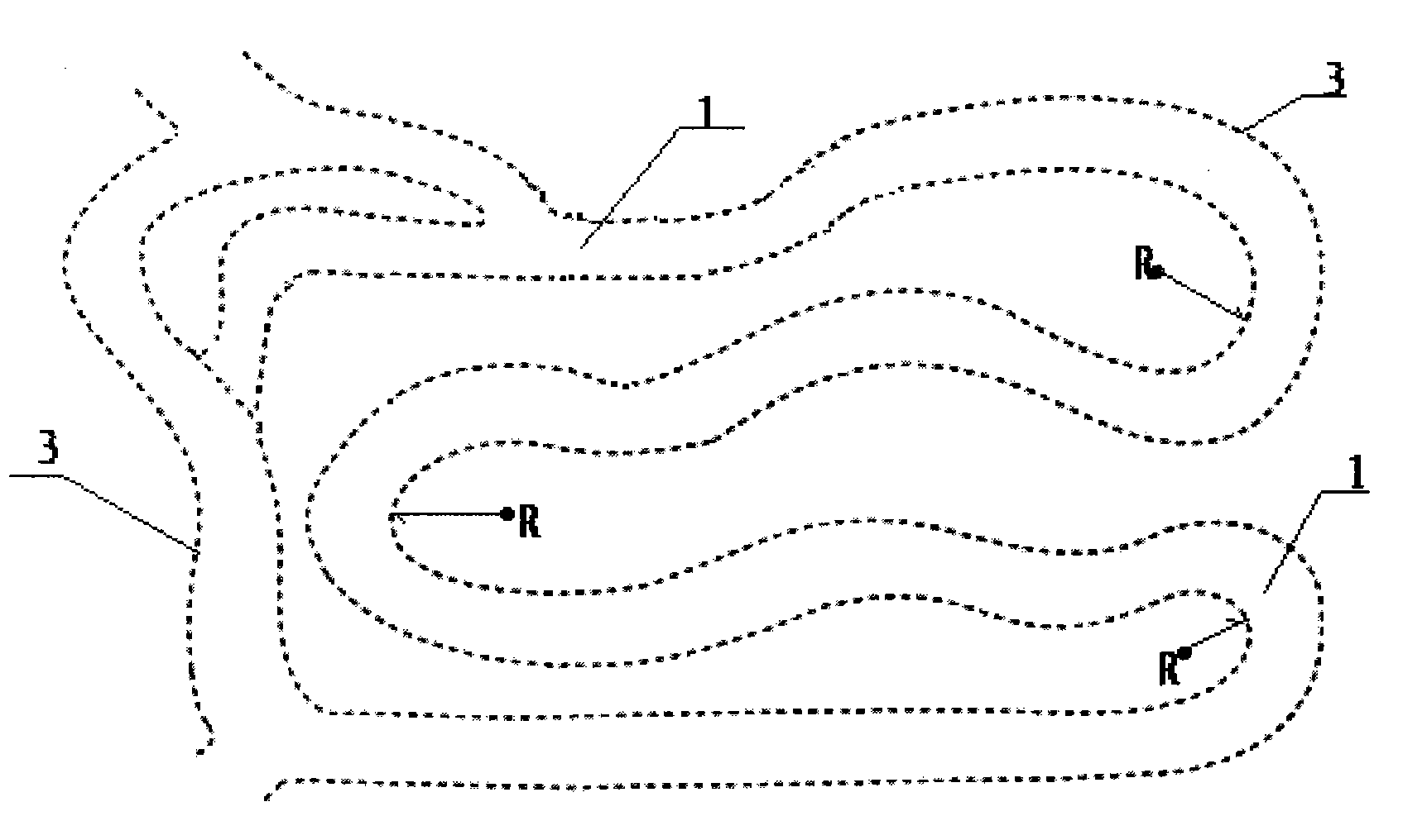 Square track facility for car drift race and construction and layout method