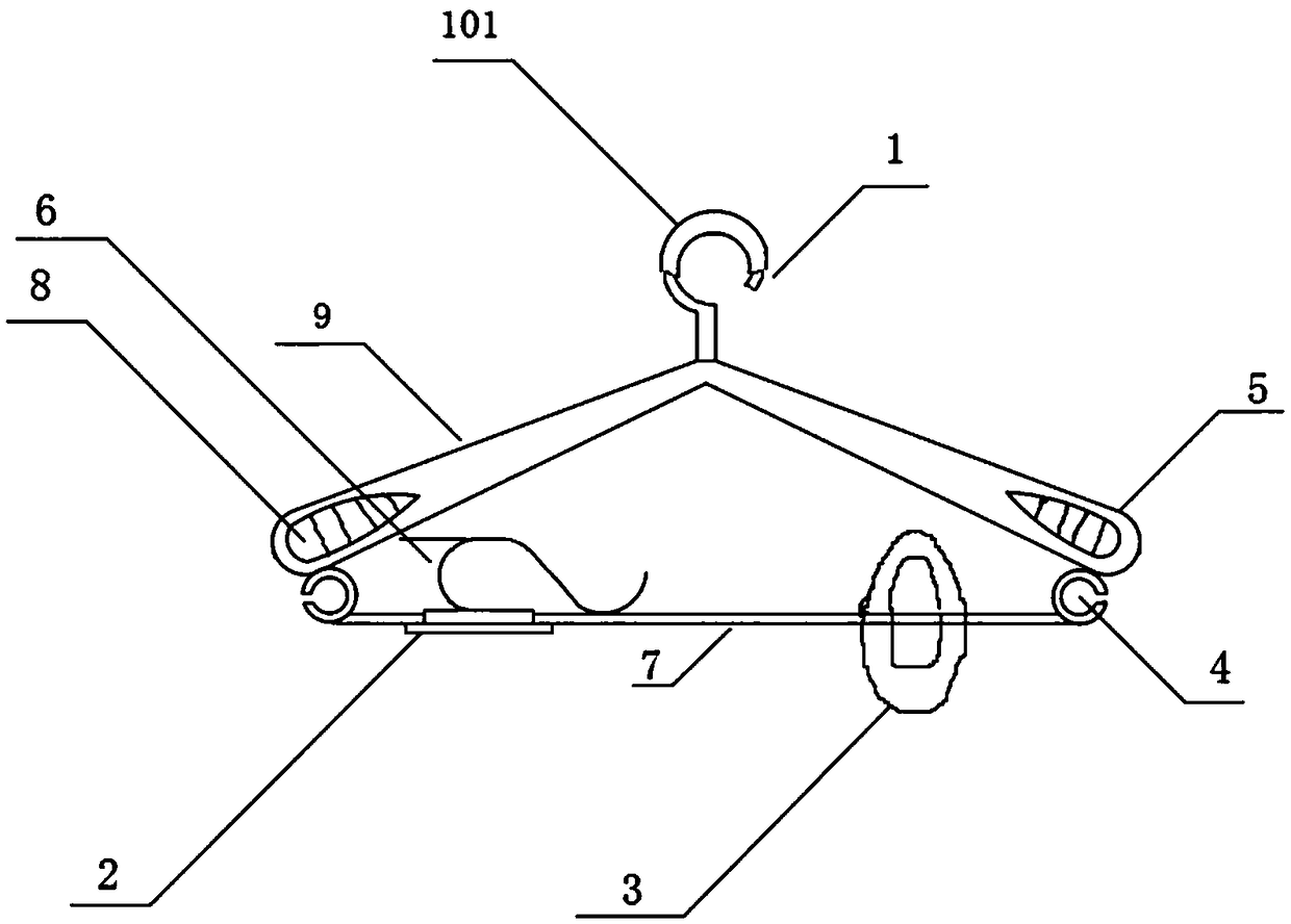 Multifunctional adult clothes hanger