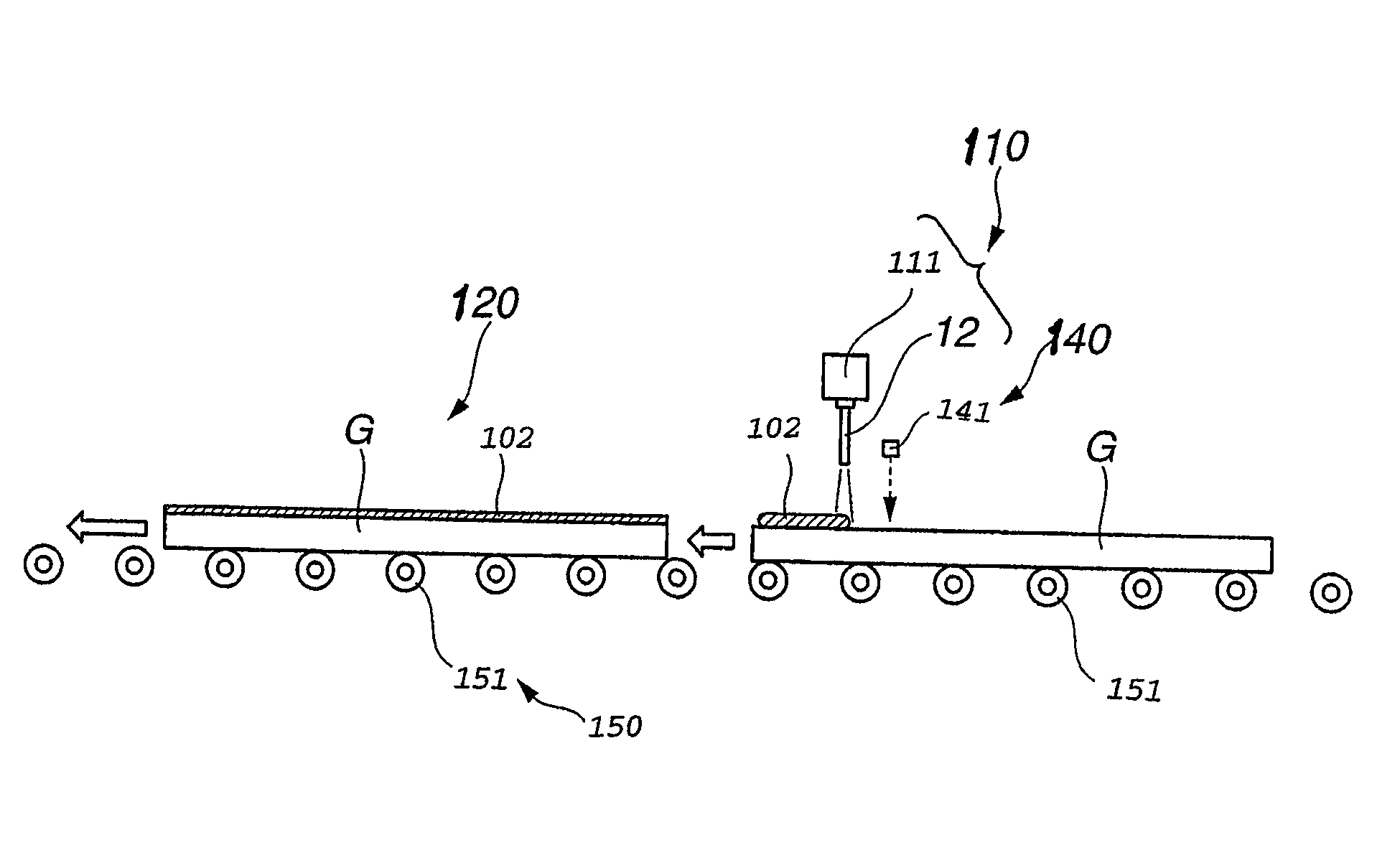 Apparatus and method of applying a coating solution