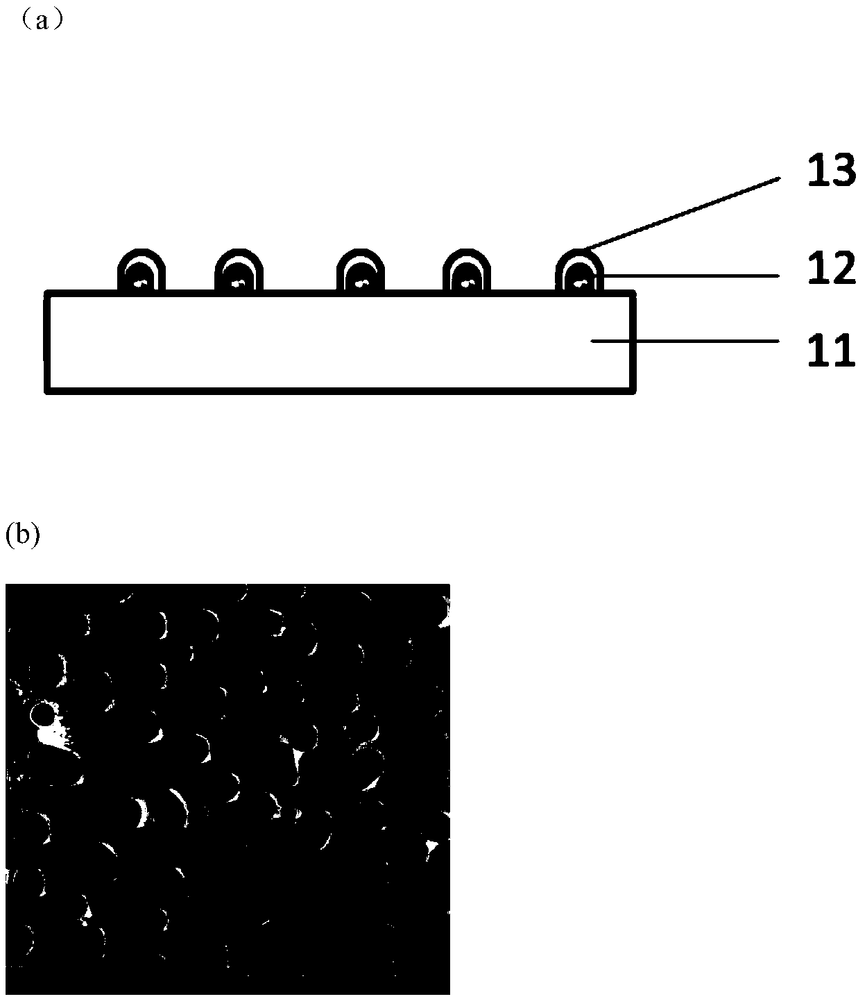 Oxide/metal core-shell structure quantum dot and preparation method and application thereof