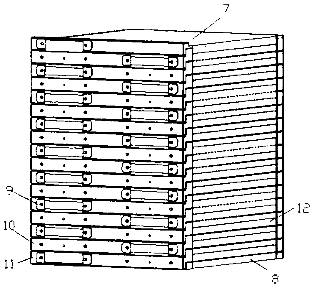 Light power battery pack structure