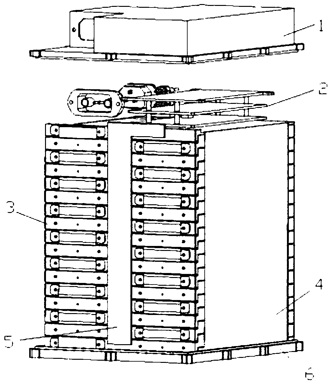 Light power battery pack structure