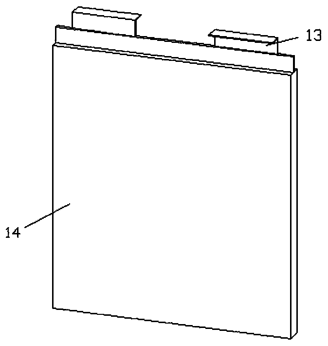 Light power battery pack structure