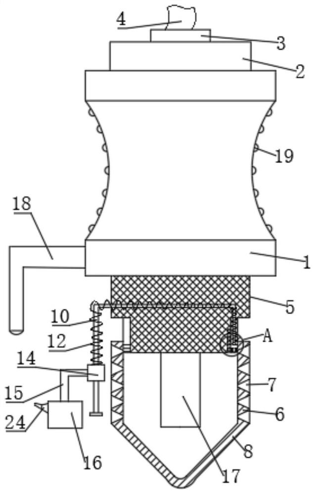 Tin soldering device for electronic product production