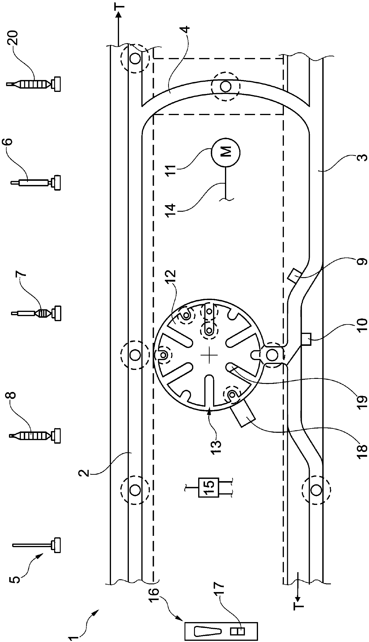 Tube and sleeve transport system for automatic winder